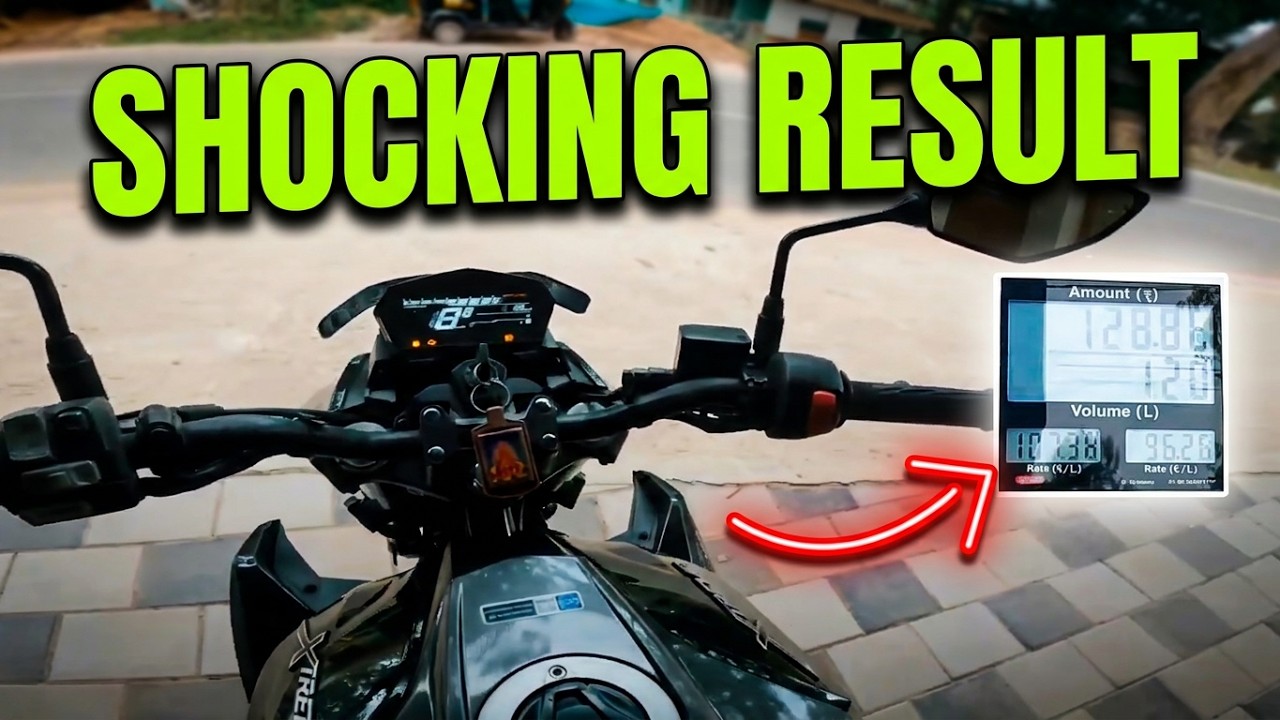 Xtreme 125r mileage test, shocking result 
