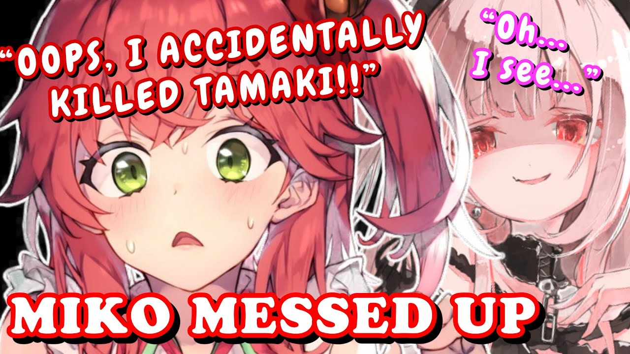 Miko Accidentally Ends Tamaki and Apologizes to Rushia【Hololive | Sakura Miko x Uruha Rushia】