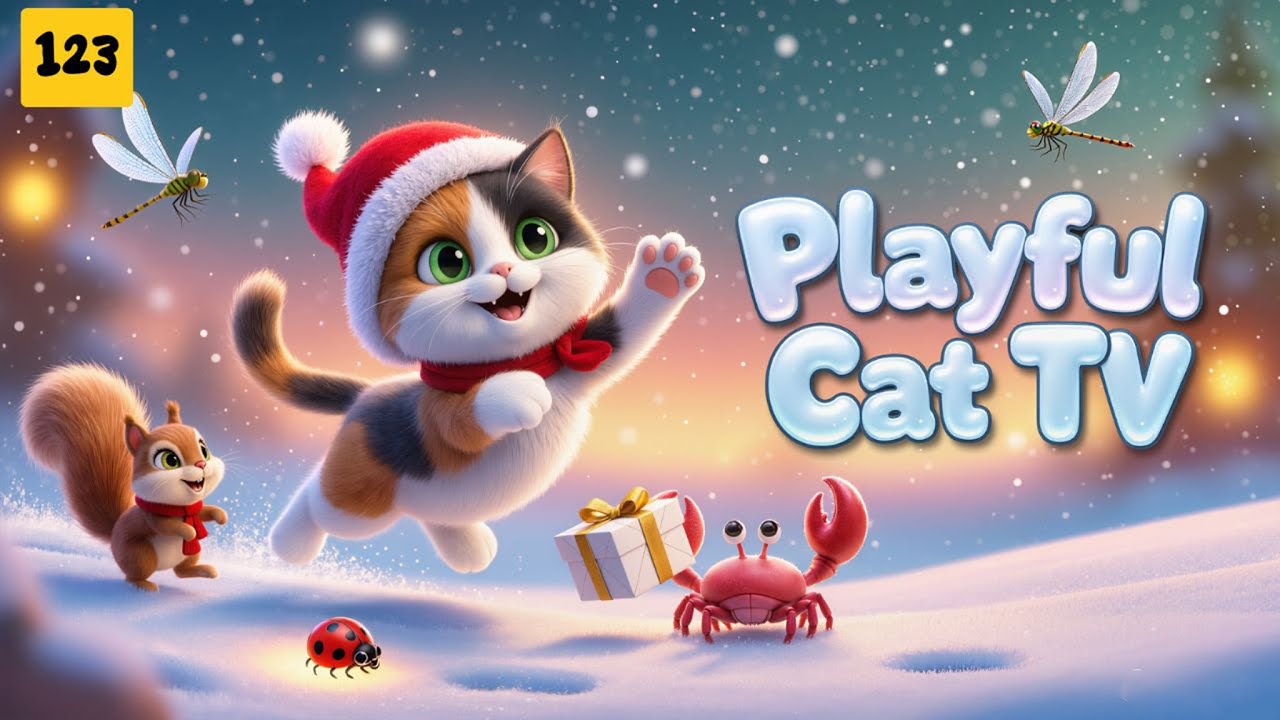 Playful Cat TV – Relaxing Tunes and Games That Calm Happy Cats