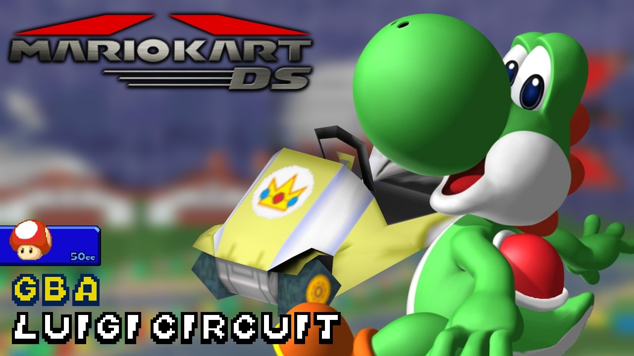 Mario Kart DS - 50cc - Yoshi - Light Tripper - GBA Luigi Circuit | Ep. 3739