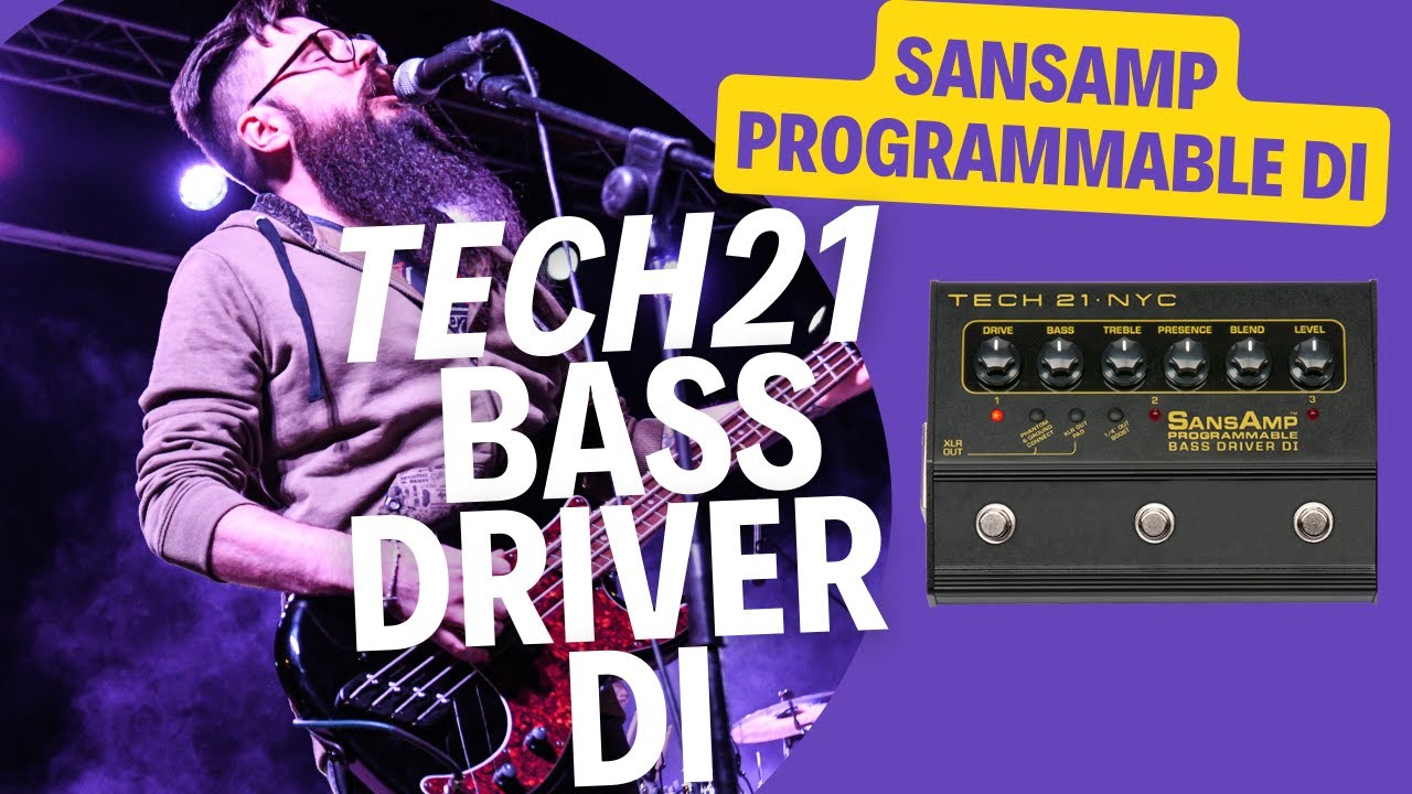 Tech 21 SansAmp Programmable Bass Driver DI
