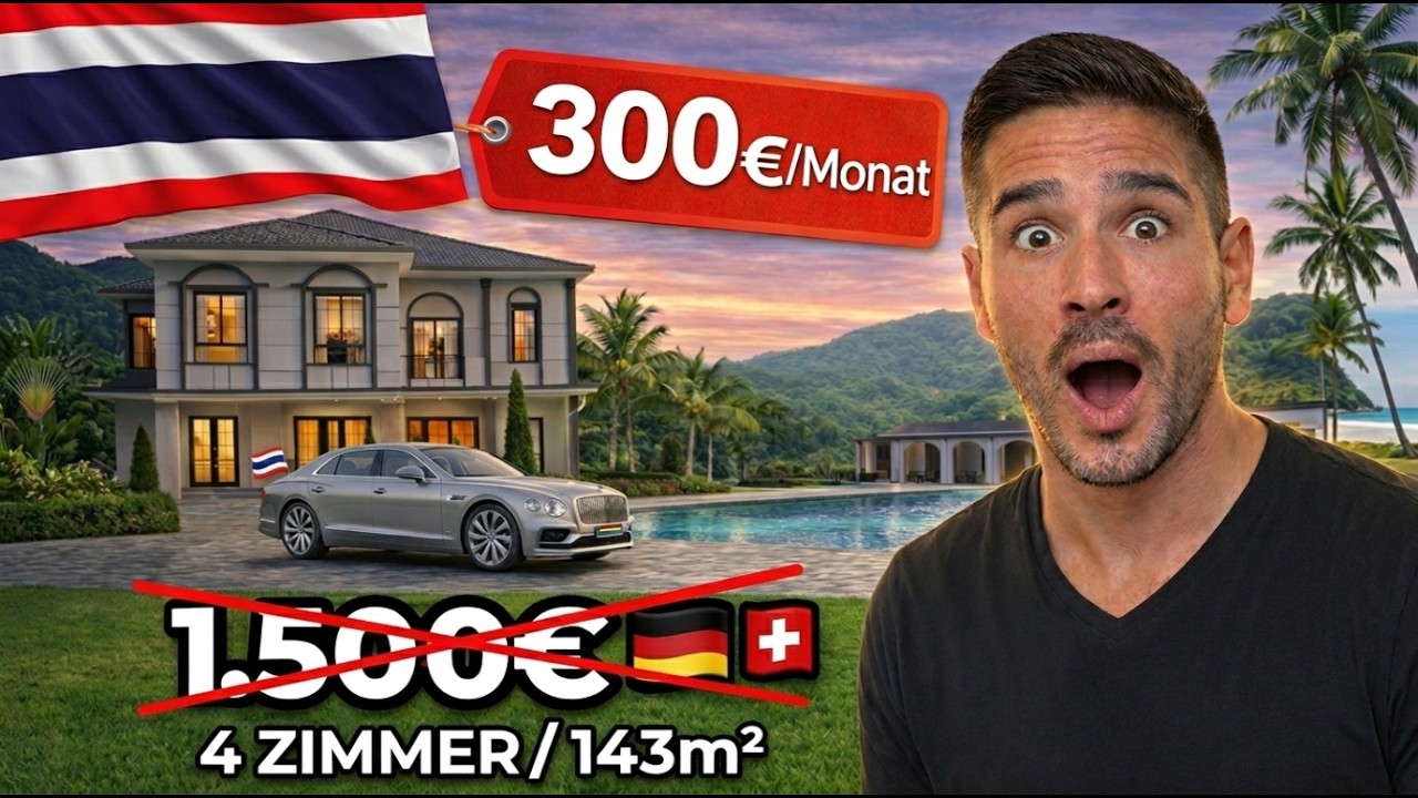 Luxus-Villa Tour in Thailand: Immobilie für den Preis (k)einer Kaltmiete in Deutschland/Schweiz! 🇹🇭