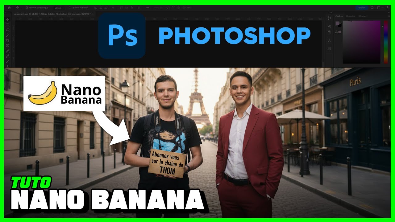TUTO : Maîtriser NANO BANANA sur Photoshop 2026