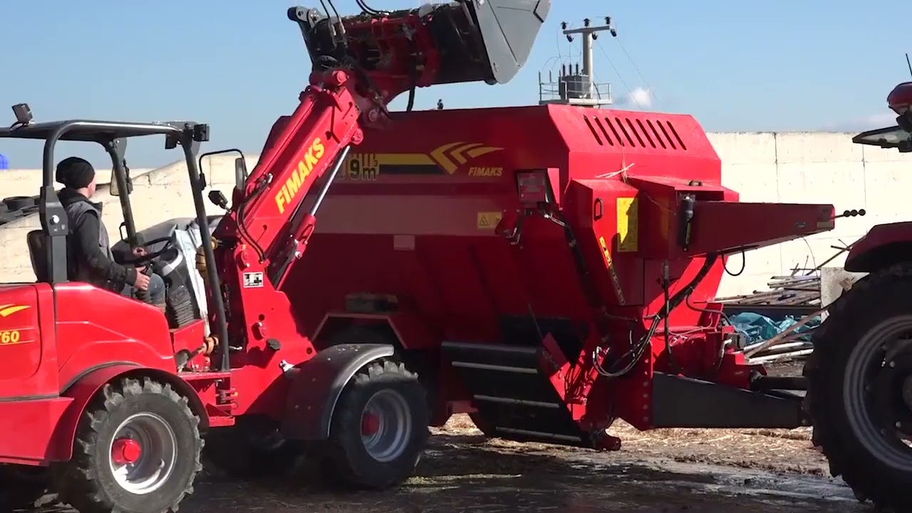 FMHII 10   10 Metreküp Yatay Çift Helezonlu Yem Karma Makinesi FİMAKS