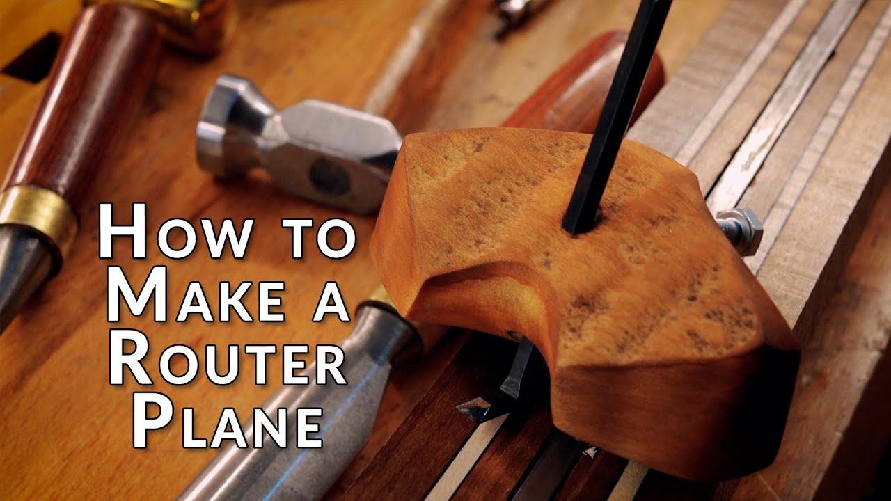 How to make a Budget Router Plane with a scrap of wood and an Allen Key!