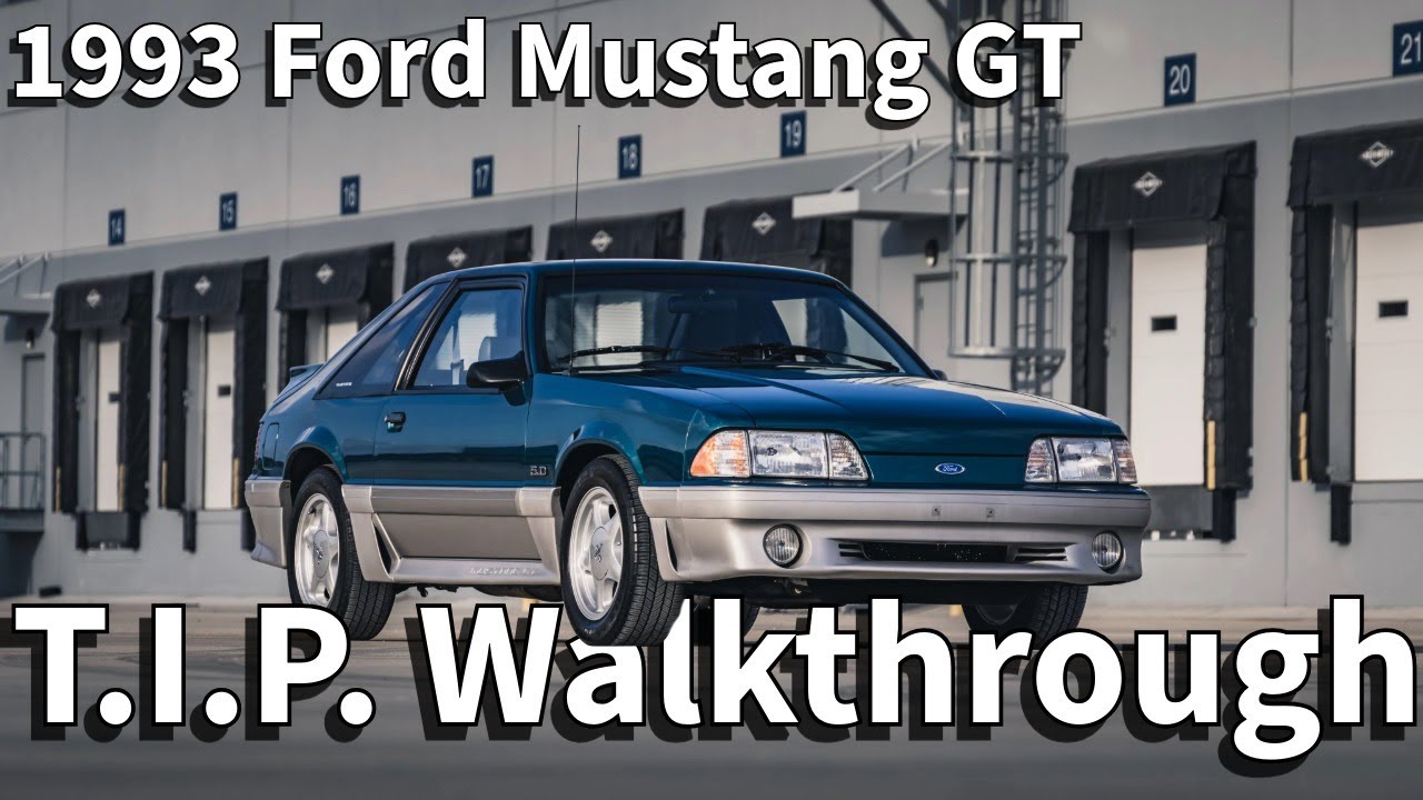 Ultra-Rare 13K Mile 1993 Mustang GT - Reef Blue over Silver - Walkaround With The Infamous Project!!