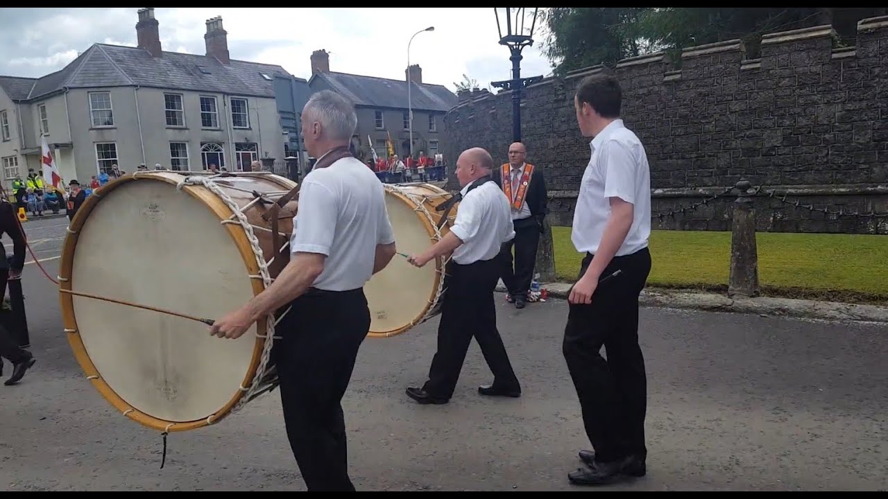 Taylorstown Lambeg Drummers @ Randalstown 12th of July celebrations 2016