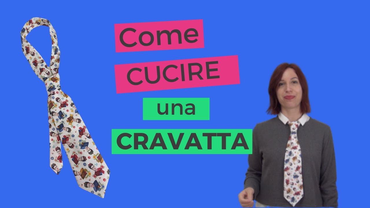 Come cucire una cravatta: tutorial cravatta uomo