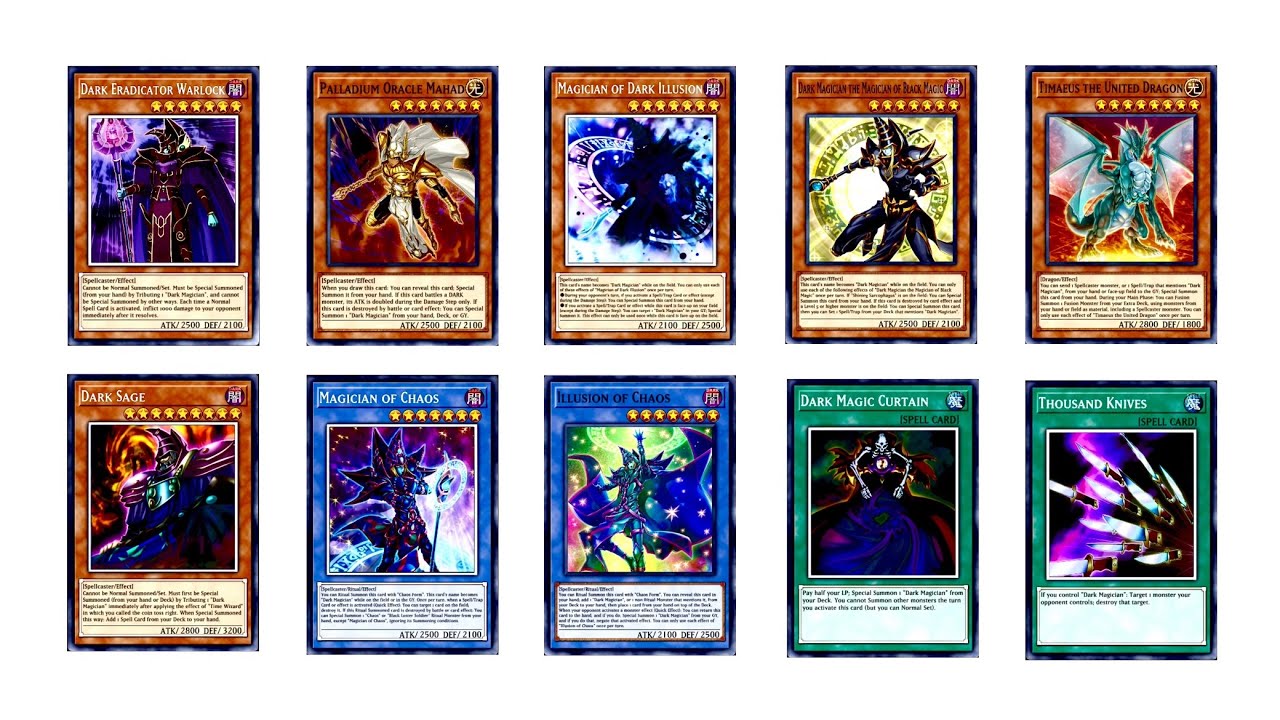 Every Card in Yu-Gi-Oh! Master Duel Pt. 8 - The Dark Magician Archetype (Mahad, Illusion & Timaeus)