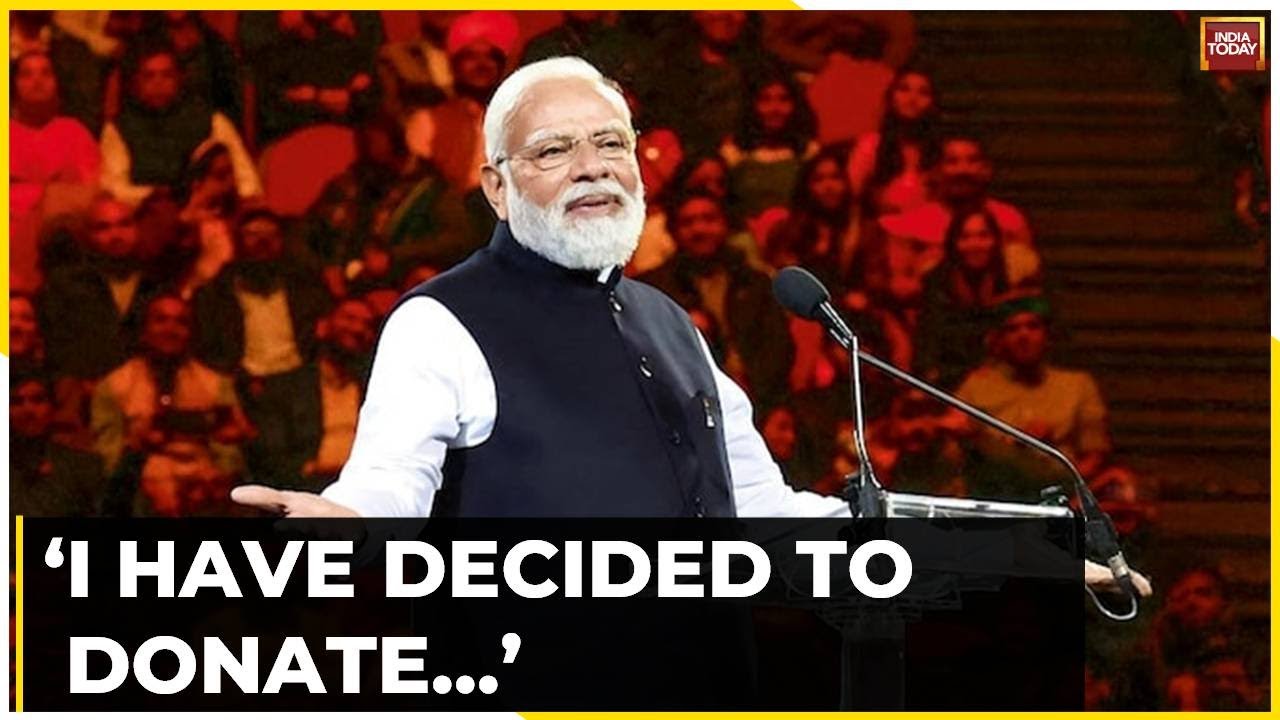 I Have Decided To Donate The Prize Money To The Namami Gange Project: PM Modi