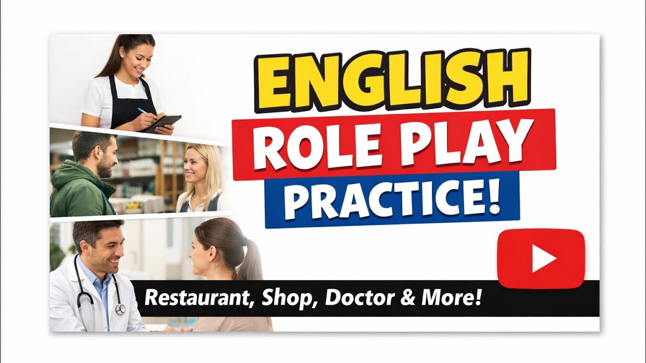 Fun English Role Play Practice | Restaurant, Doctor & Everyday Conversations