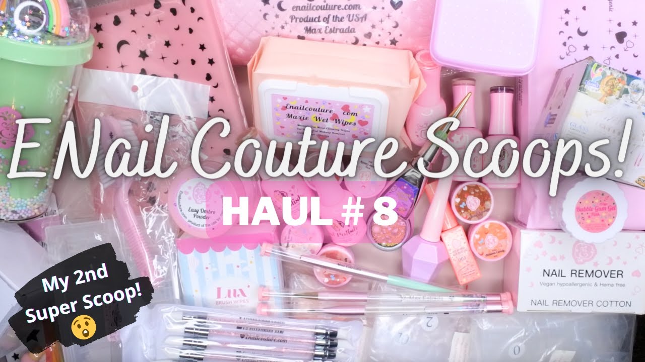 ENail Couture Scoops Unboxing #8 (2nd Super Scoop)| Was It Worth It?| Arm Rest, Brushes, Gels & More