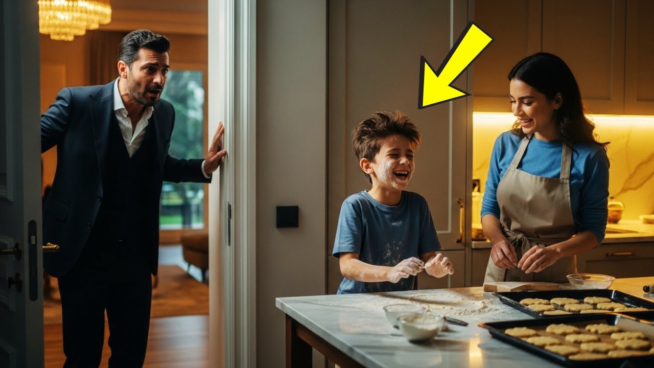 Milyoner Eve Dönüyor ve Yeni Hizmetçisini ve Tek Oğlunu Mutfakta Bulunca Şok Oluyor
