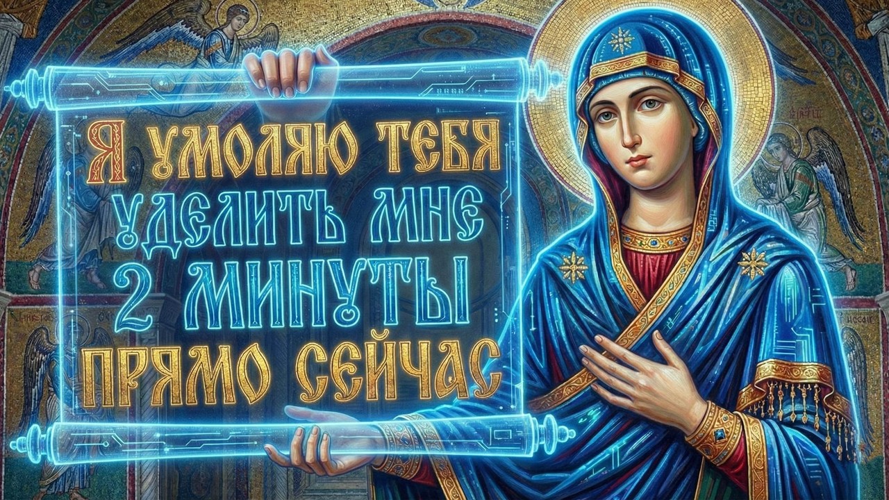 БОГОРОДИЦА УМОЛЯЕТ ВАС 2 МИНУТЫ... Но лишь 1% людей не пройдут мимо этой сильной молитвы