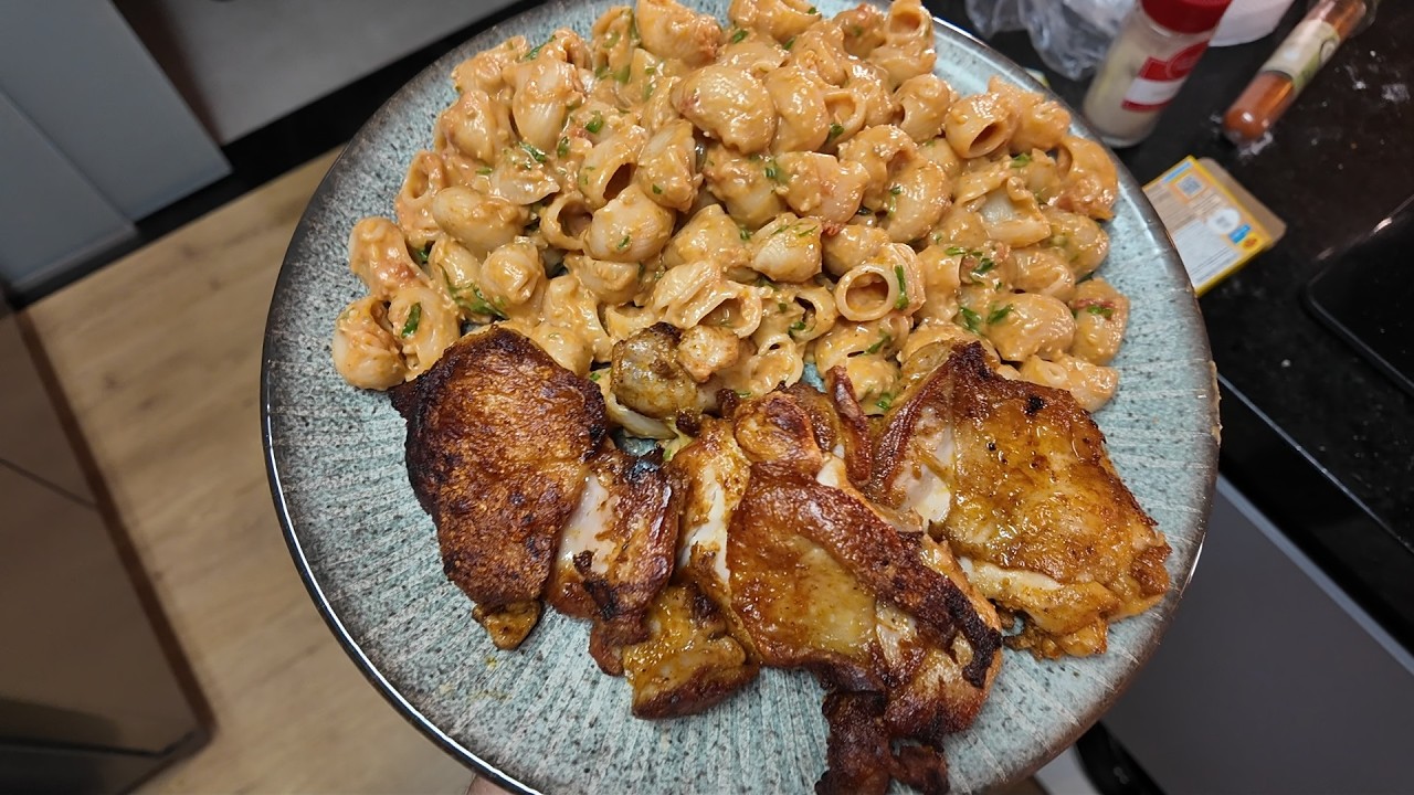 Macarrão Com Frango larica maxima