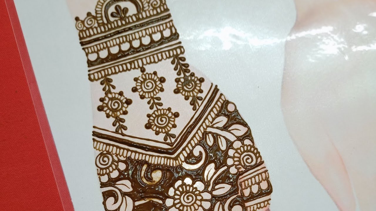 Easy and simple mehndi design ll Bridal mehndi design ll henna mehndi design