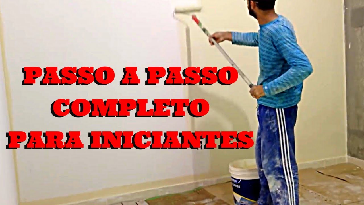 COMO PINTAR PAREDE (SUPER F&Aacute;CIL) - HOW TO PAINT THE WALL (STEP BY STEP)