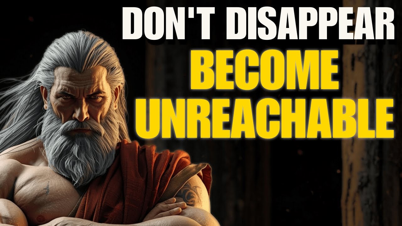 Stop Disappearing. Start Becoming Unreachable | Self Mastery