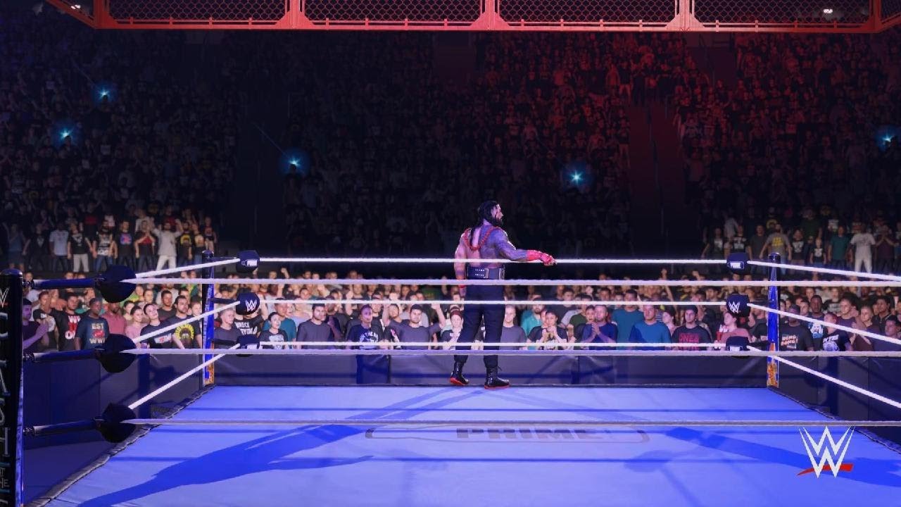 WWE 2K25_WWE Clash at the Castle: (WWE Undisputed Title) Cody Rhodes v Roman Reigns