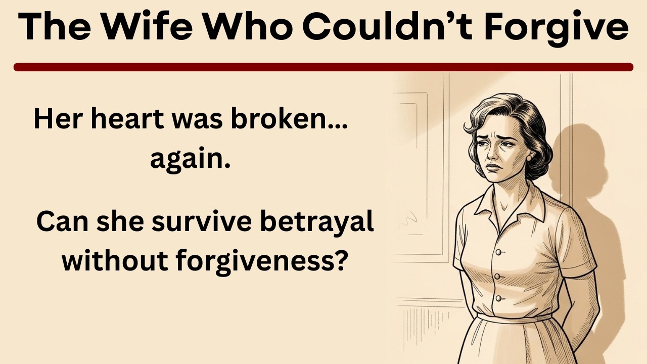 The Wife Who Couldn’t Forgive | Emotional Story | Improve Your English Fluency || Learn Life Lessons