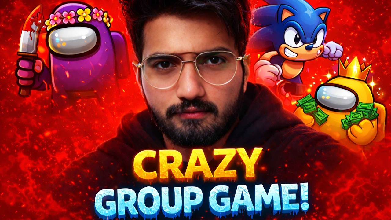 Group Games Playing with Friends | Fun Live Stream with QAYZER GAMING 🎮🔥