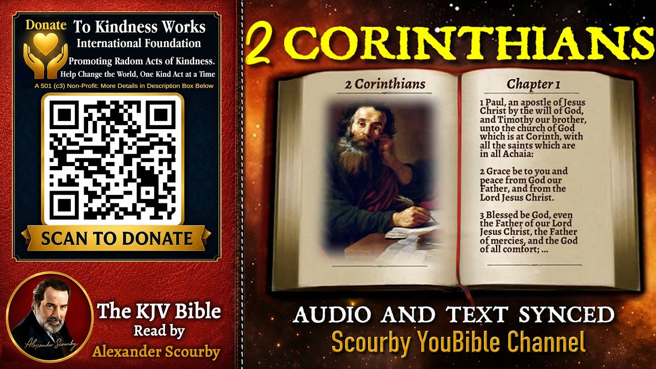 47 | Book of 2 Corinthians | Read by Alexander Scourby |The GREATEST VOICE Ever Recorded!