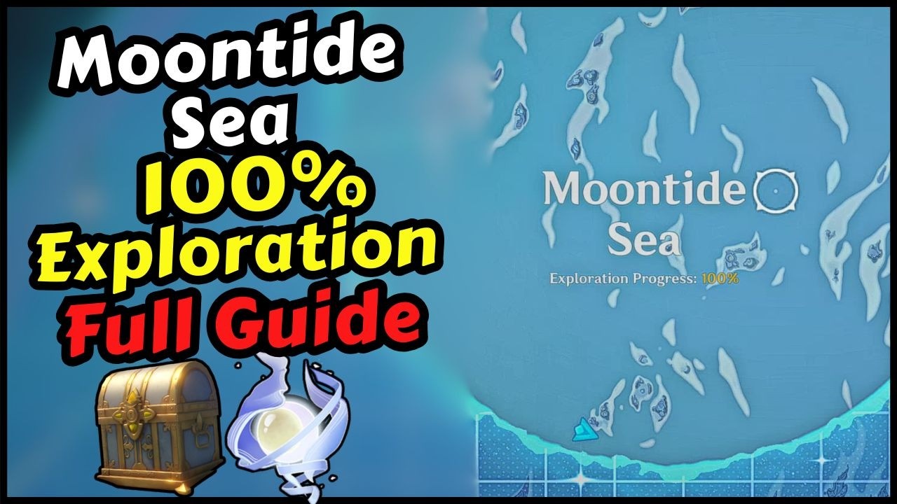 Moontide Sea 100% Exploration All Chests & Lunoculus Locations in Genshin Impact 6.7