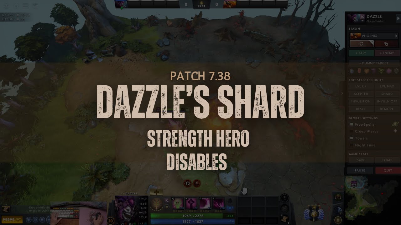 Will It Cast? Dazzle's Shard in 7.38 (Strength Heroes)