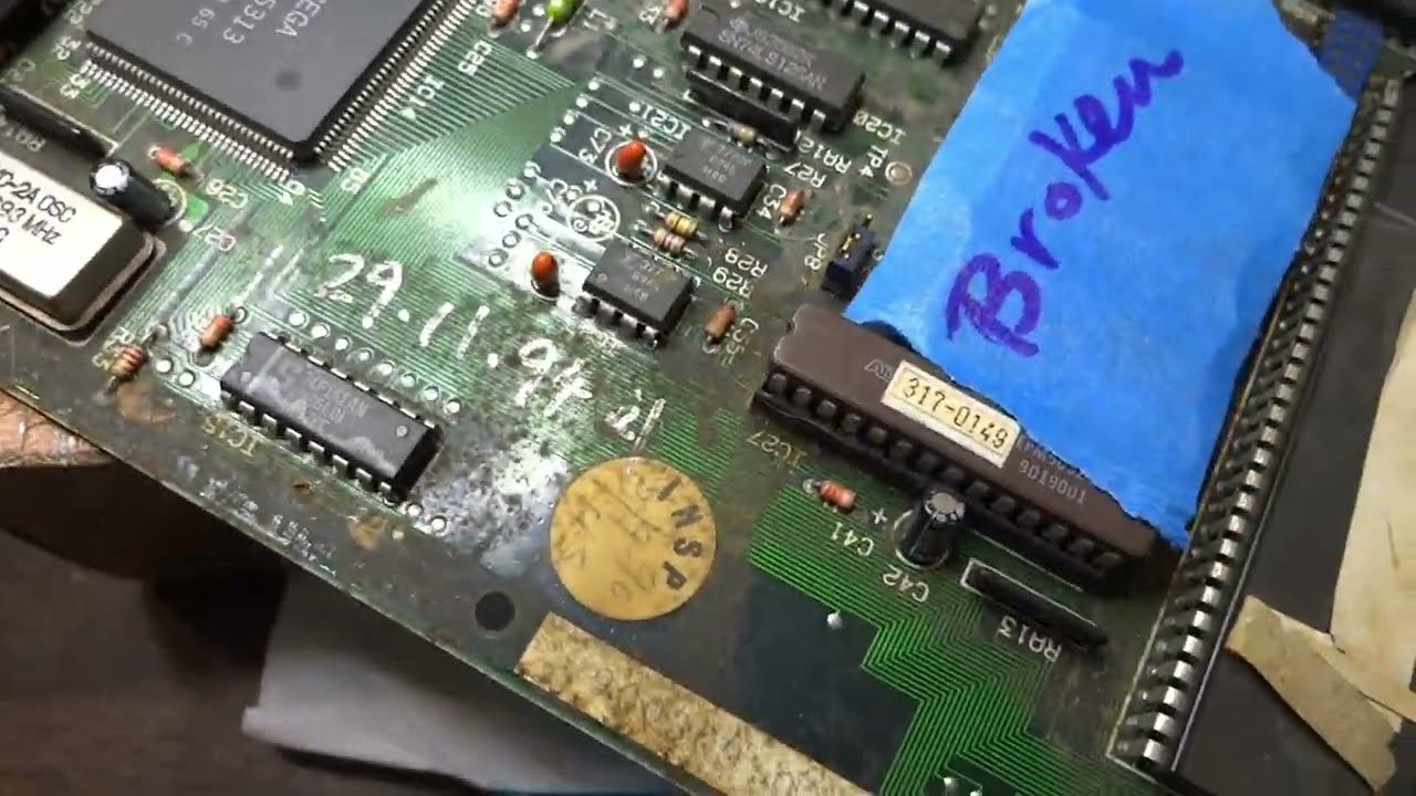Sega Columns Arcade PCB Repair
