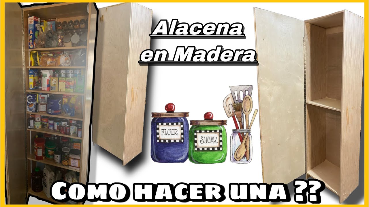 Como Hacer una Alacena de Madera fácil