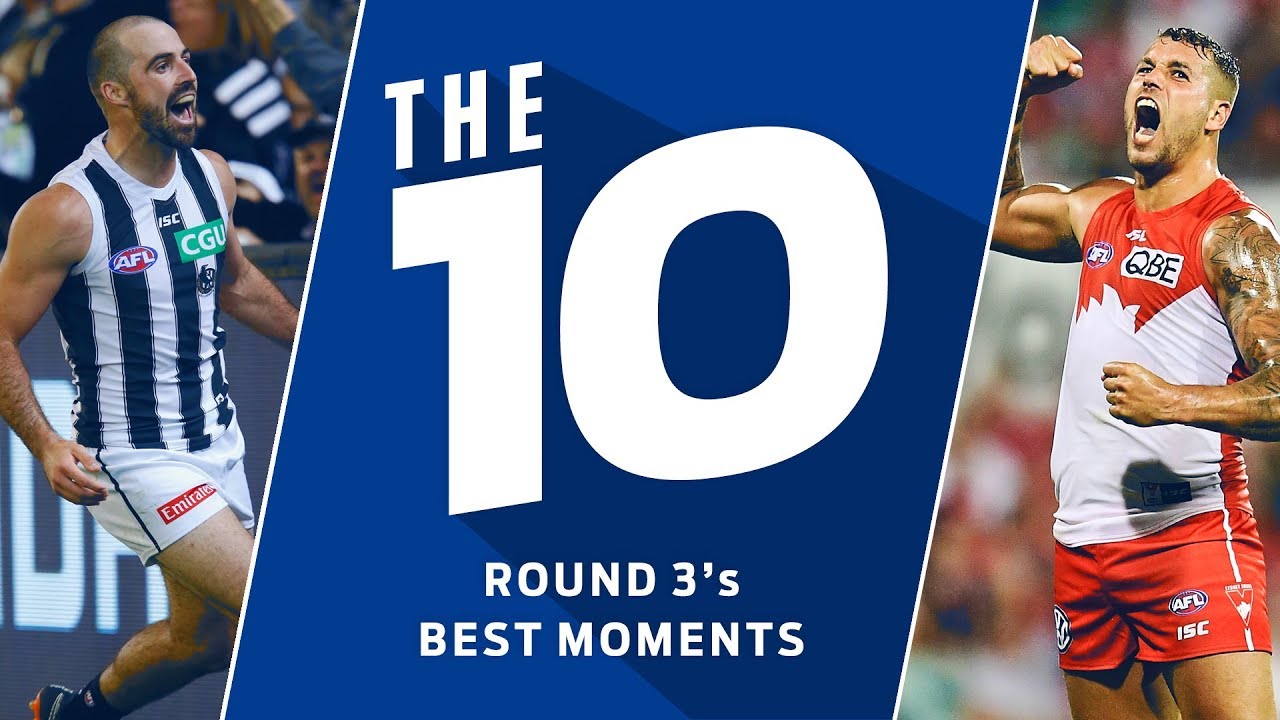 The 10: Best moments from Round 3 | 2018 | AFL