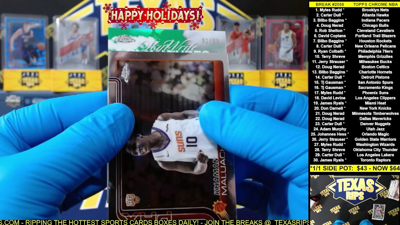 BREAK #2055 - 25/26 TOPPS CHROME HOBBY NBA