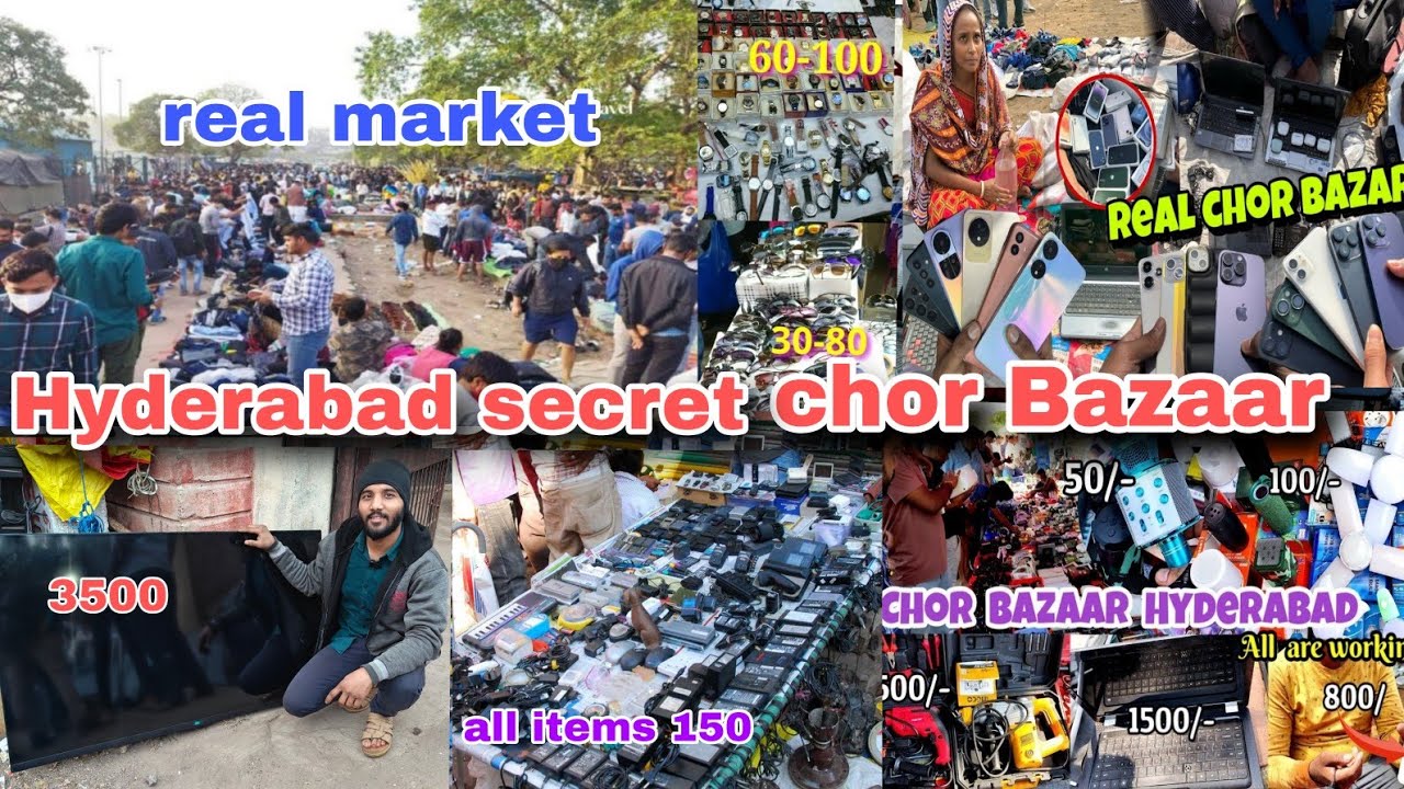 Hyderabad ka chor Bazaar 😱 famous jummerat chor Bazaar in Hyderabad very cheap rate😯#Mr_hot__boy