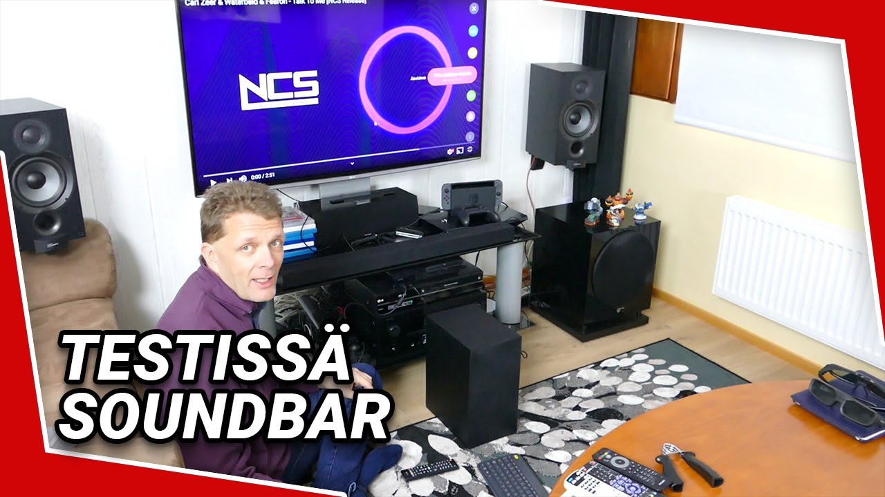 Testissä soundbar, lopussa 2k spesiaaliyllätys