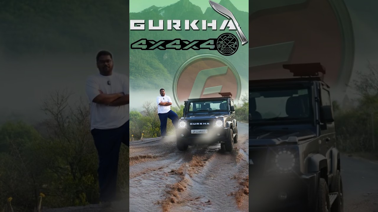 Force Gurkha 4x4x4 EOV (Extreme Offroad Vehicle) 💪 #cars24