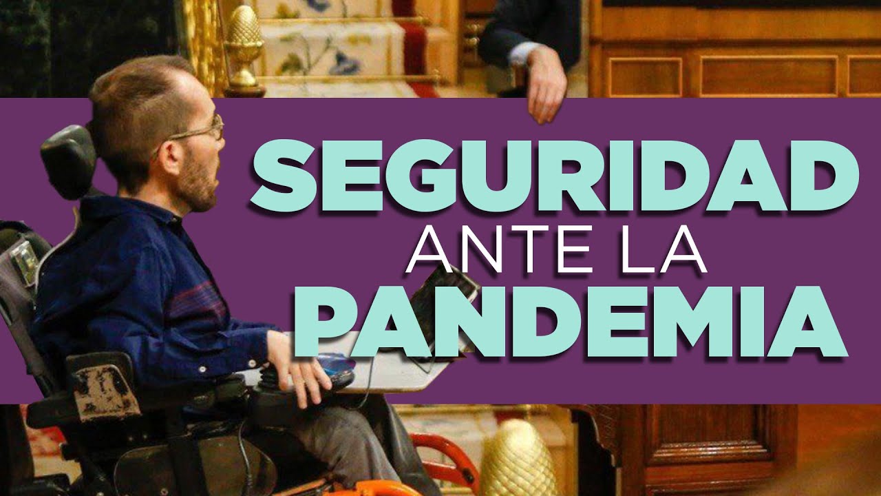 La MEJOR f&oacute;rmula para VENCER al coronavirus | Pablo Echenique en el Congreso de los Diputados