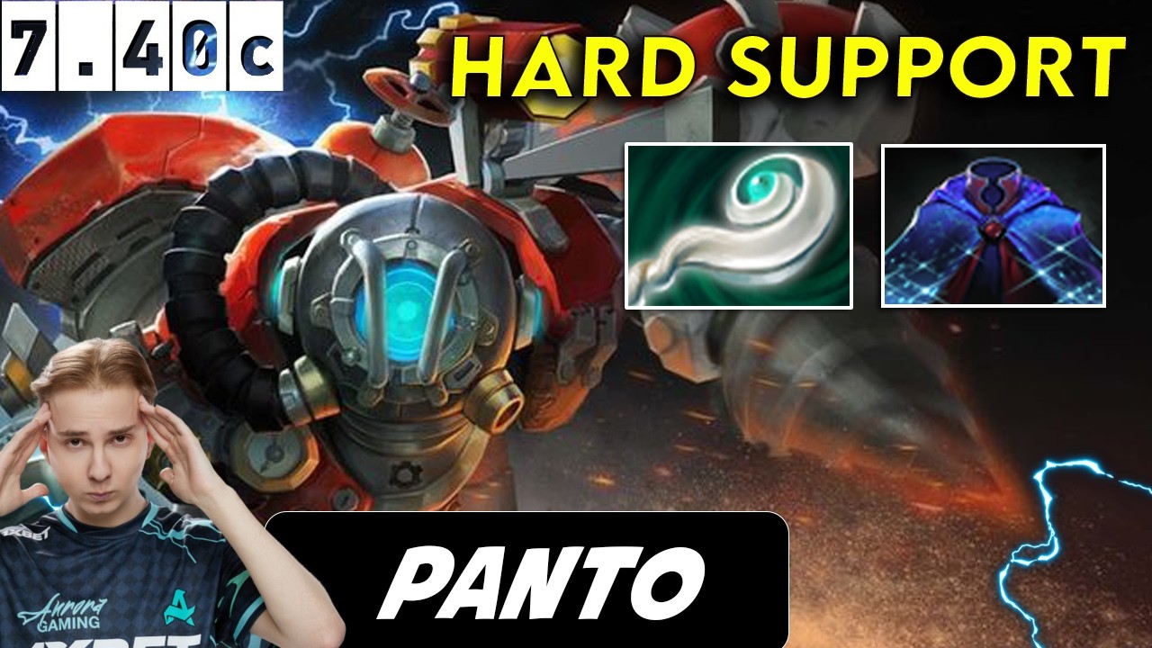 Panto Clockwerck Hard Support - Dota 2 Patch 7.40c Pro Player Full Gameplay