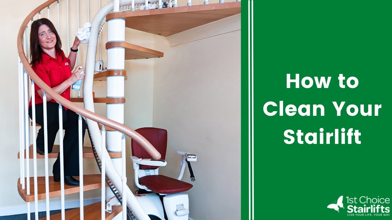 How to clean a stairlift