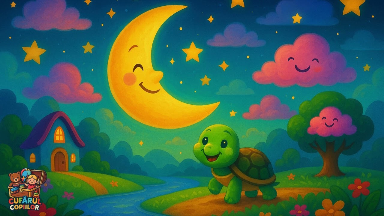 Adoarme copiii în 2 minute! ✨Intră cu noi în lumea viselor fermecate🌙 Cântec de leagăn pentru copii