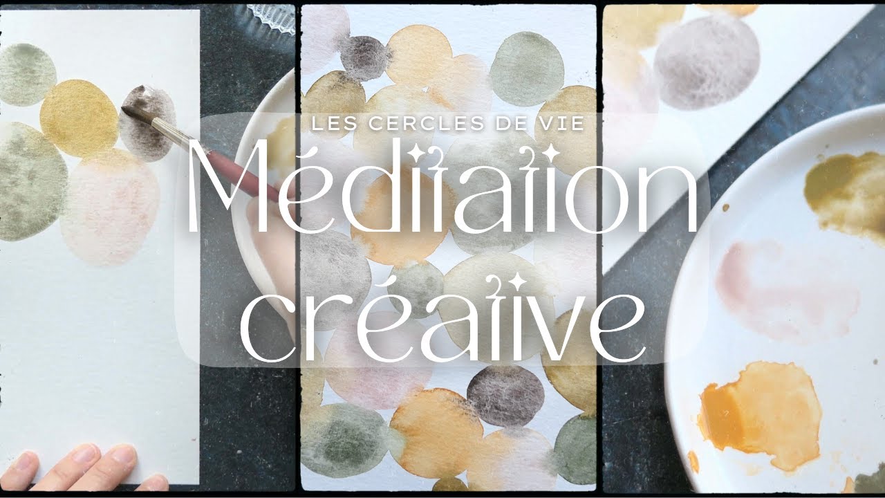 Méditation créative à l'aquarelle 🎨 art thérapie spirituelle ✞