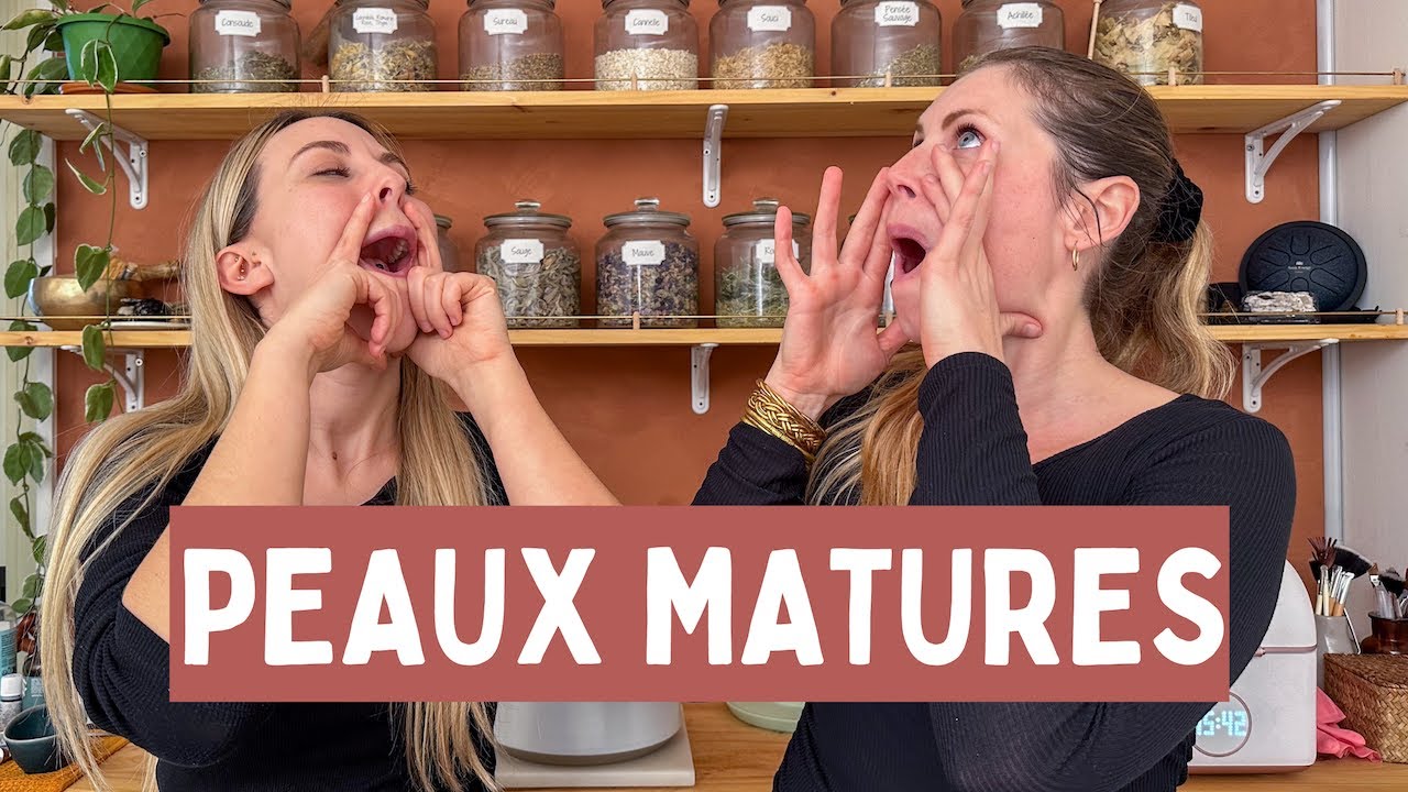 Routine de yoga du visage tonifiante pour peaux matures (+ de 55 ans)