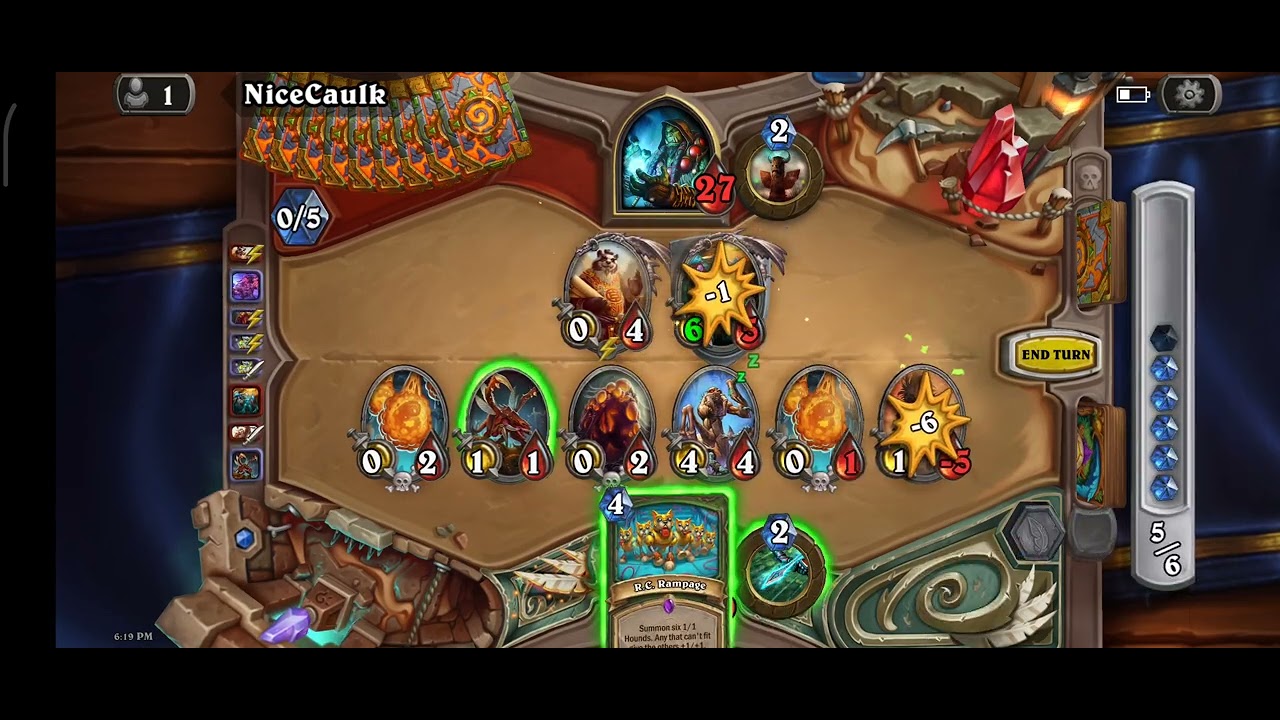 Hearthstone Zerg deck vs idk just a random deck