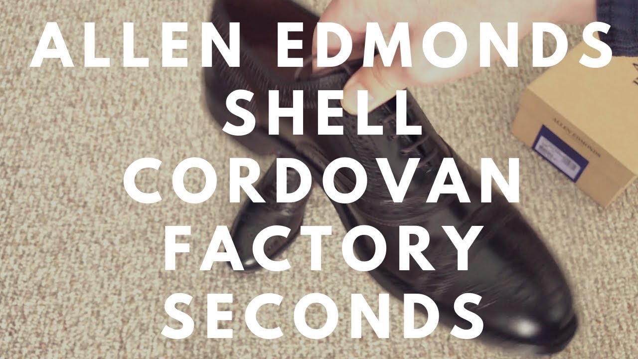 Cool Shoe Pick-Up? Allen Edmonds Strand Shell Cordovan Factory Seconds 👞