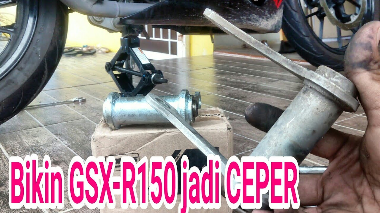 GSX R150 | Cara Pasang Lowering Kit GSX | How to Install Lowering Kit GSX