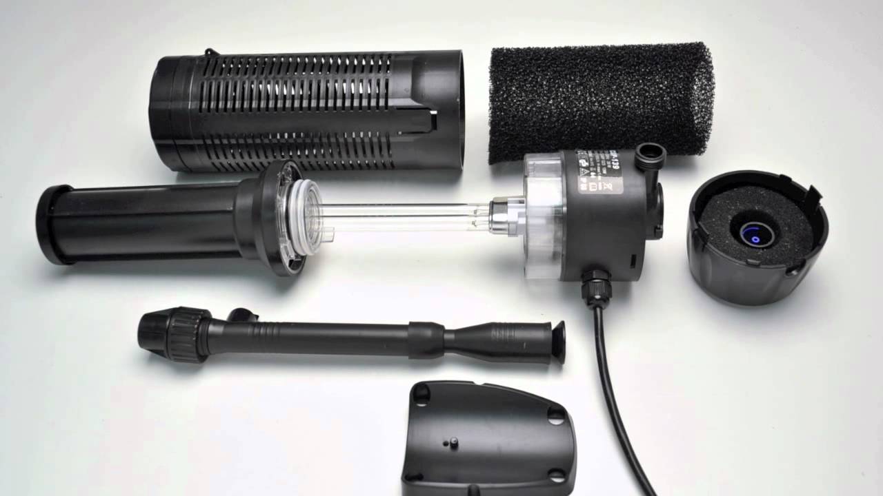 UVCP-9 Submersible Pond UV Sterilizer with Pump + Fountain Kit UVFK-9