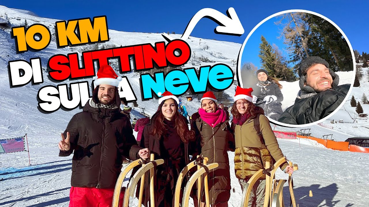 DIVERTIMENTO sulla NEVE! 10 KM di slittini a VIPITENO! 🏔️ La pista più LUNGA d'Italia