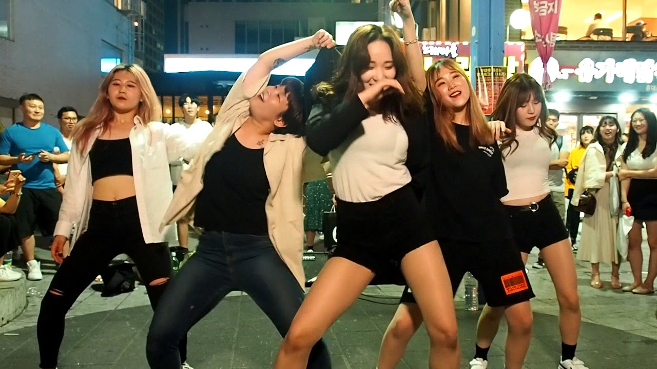 섹시미녀댄스팀#Diem (디엠)_#젠틀맨 _싸이 2019.05.26 홍대 Busking  [직캠 A.C.E L]