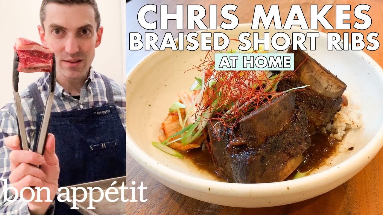 Chris Makes Braised Short Ribs | From the Home Kitchen | Bon Appétit