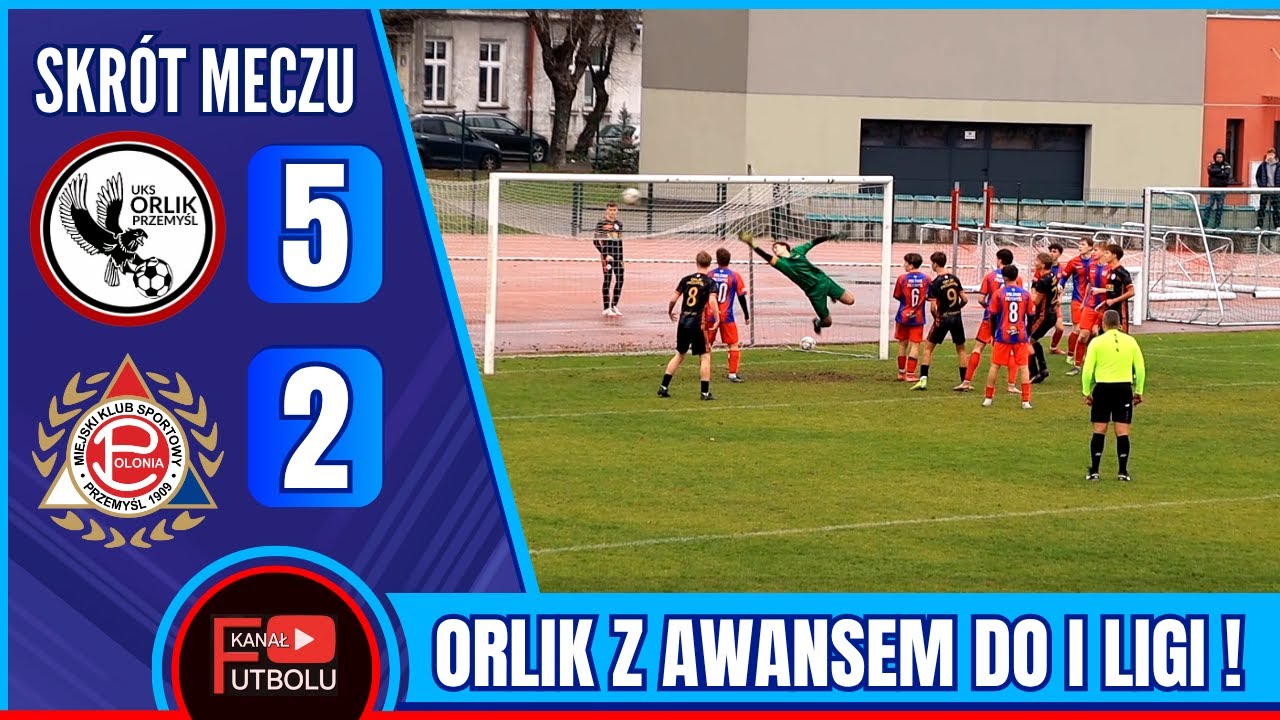 Orlik Przemyśl 5-2 Polonia Przemyśl | Skr&oacute;t Meczu - II Liga Jun. Mł | 09/11/2025