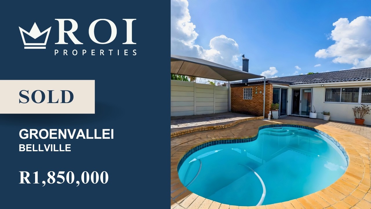 SOLD | Three-Bedroom House with Swimmingpool | Groenvallei, Belleville